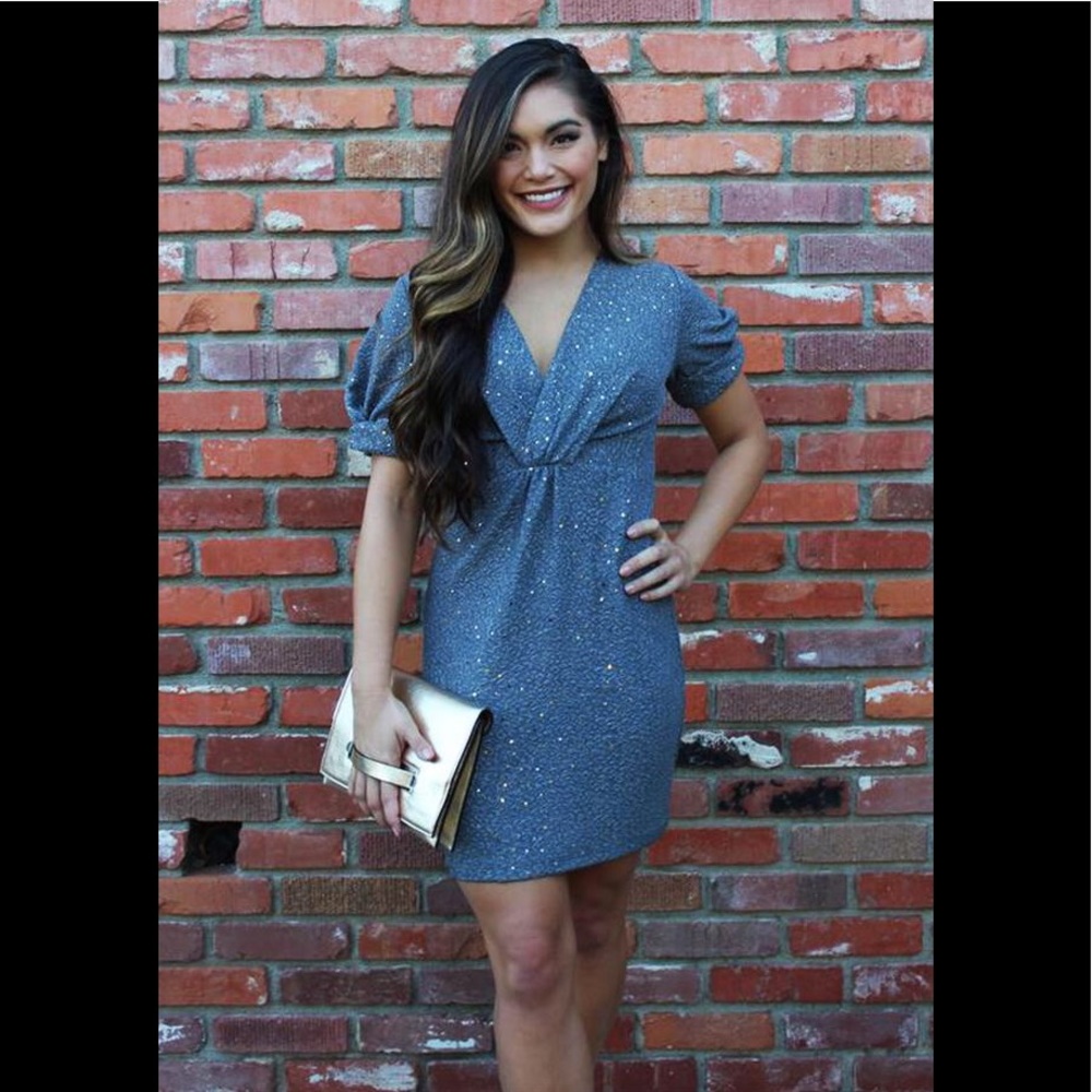 Sparkle and Stun Bodycon Cocktail Dress